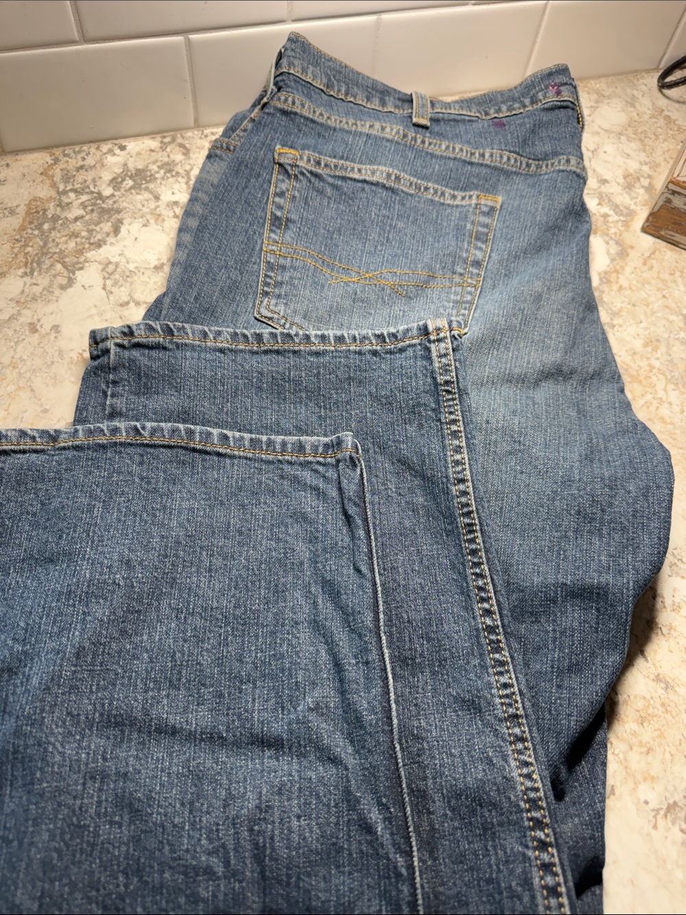 Signature by Levi Strauss Light Blue relaxed Straight Leg Jeans